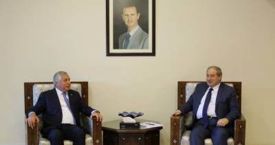Состоялась встреча Посла с Министром иностранных дел и мигрантов Сирийской Арабской Республики