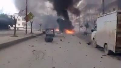 Заминированный Hyundai Santa Fe взорвался на севере Сирии