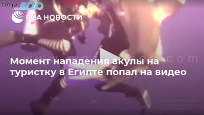 Момент нападения акулы на туристку в Египте попал на видео - ria.ru - Москва - Египет
