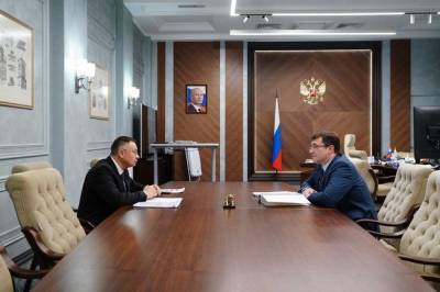 Министр строительства и ЖКХ и губернатор Нижегородской области обсудили реализацию нацпроектов в регионе