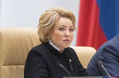 Матвиенко выразила соболезнования в связи со смертью сенатора Михайлова