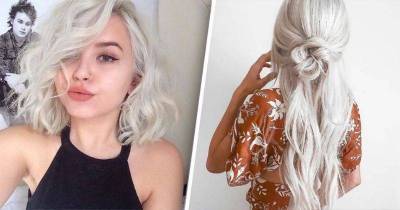 Тренд белых «ледяных» волос покоряет сердца женщин