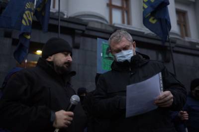 Национальный Корпус протестовал под ОП, Зеленскому выдвинули четкие требования: кадры и подробности