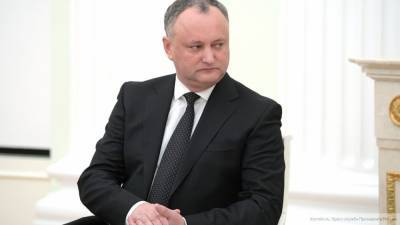 Додон обвинил Санду в дестабилизации обстановки в Молдавии