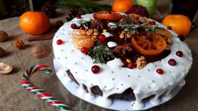Английский рождественский кекс на темном пиве – вкусный праздничный рецепт