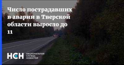 Число пострадавших в аварии в Тверской области выросло до 11