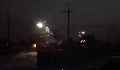 В селе Горьковка Тюменского района искрят провода (Видео)