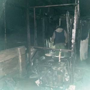 В Запорожской области горела котельня. Фото