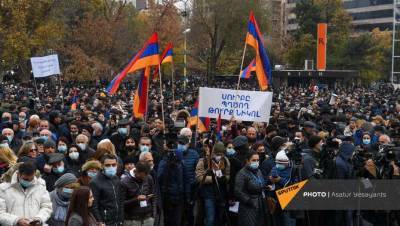 В Ереван на митинг против Пашиняна пешком пришли активисты из соседней области