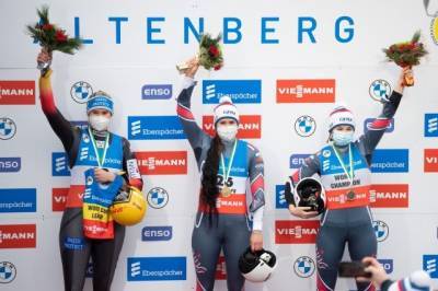 Российская саночница Иванова выиграла этап Кубка мира в Альтенберге