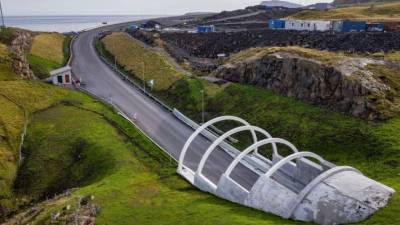 Датчане построили первую автомобильную развязку на дне Атлантики (ФОТО, ВИДЕО) - lenta.ua - Исландия - Фарерские Острова