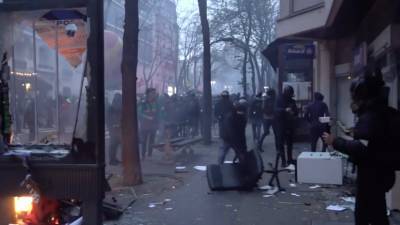 На продюсеров Ruptly попытались напасть во время протестов в Париже