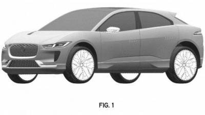 Опубликованы патентные изображения нового Jaguar I-Pace