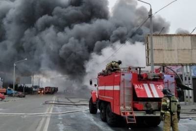Названа причина пожара с фейерверками в Ростове-на-Дону