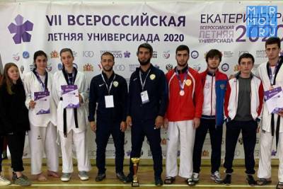Дагестанские тхэквондисты завоевали медали на всероссийской Универсиаде