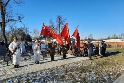 В Рязанской области перезахоронили останки пропавшего без вести красноармейца