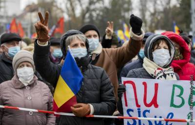 Акция протеста в Кишиневе завершилась принятием резолюции
