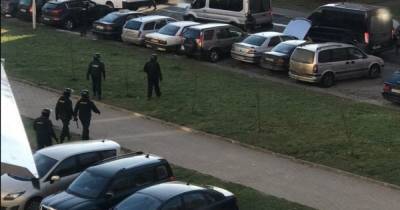 В Минске силовики с собаками гоняют протестующих по дворам (видео)