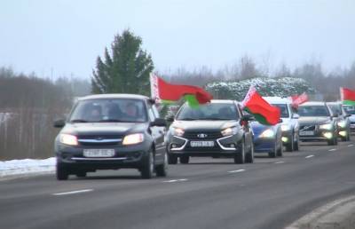 В Глубокском районе участники автопробега «За Беларусь» почтили память жертв нацизма