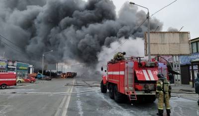 На ростовском рынке ликвидировали открытое горение на 4 тыс. кв. метров