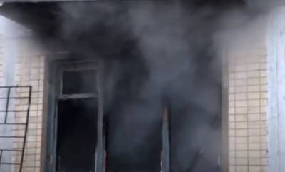 В Киеве загорелся 5-этажный дом