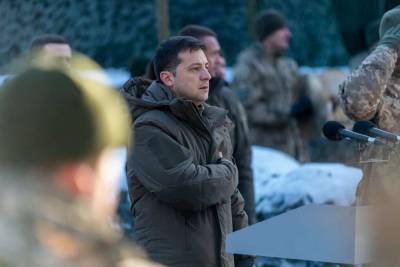 Владимир Зеленский приехал в Донбасс ради встречи с военными
