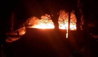 В тюменском с/о «Звенящие кедры» произошел крупный пожар