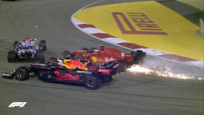 Гонка "Формулы-1" в Бахрейне вновь началась с аварии
