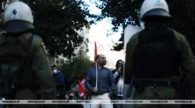 В Греции на митинге полиция задержала более 100 человек