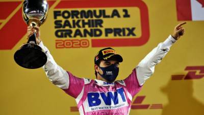 Серхио Перес впервые в карьере стал победителем Гран-при «Формулы-1»
