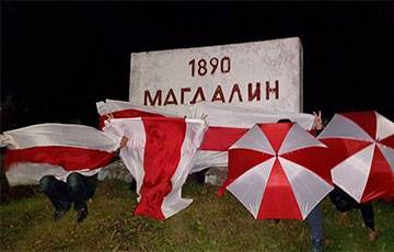 Белорусы вышли на вечерние акции протеста - charter97.org - Военный - Бобруйск