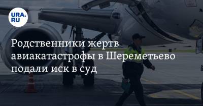 Родственники жертв авиакатастрофы в Шереметьево подали иск в суд. Дело будут разбирать в Париже