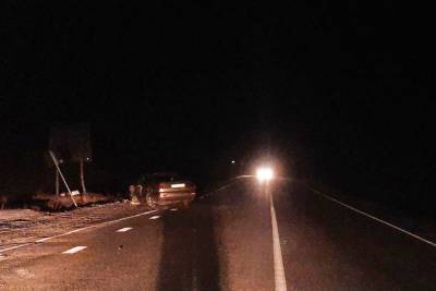 Водитель в Бурятии сбил дорожный знак и попал в больницу