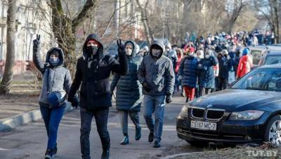 В Минске на очередной акции протеста задержали больше 300 человек