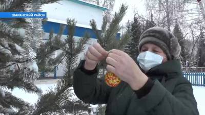 В селе Башкирии установили главную новогоднюю ёлку