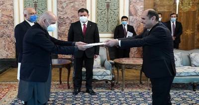 Президент Афганистана Ашраф Гани принял верительную грамоту нового посла Таджикистана