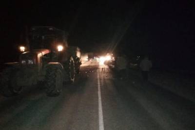 В Рязанской области в столкновении «десятки» и трактора пострадали люди