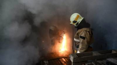 Пожар на рынке в Ростове-на-Дону полностью ликвидирован