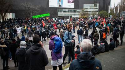 Как немцы протестуют против карантина: фото