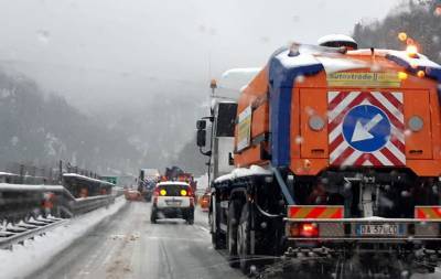 Италию и Хорватию засыпали снегопады
