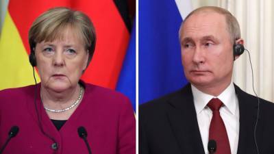 Путин и Меркель обсудили Карабах и Донбасс