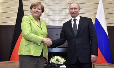 Путин и Меркель поговорили про Донбасс и Карабах