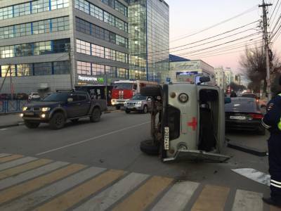 В полиции прокомментировали ДТП со скорой помощью в центре Рязани