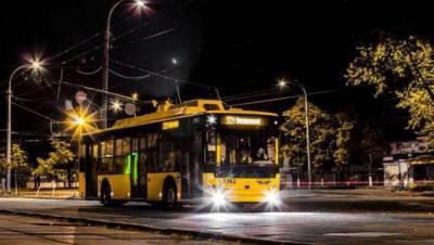 В Киеве на одну ночь изменят движение троллейбусов: схема маршрута