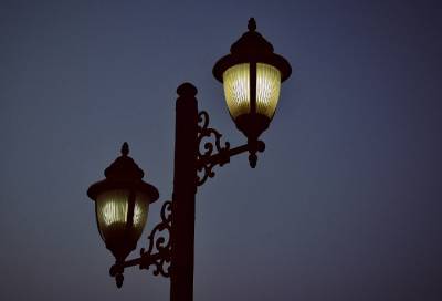 Вандалы украли фонари вдоль дороги в Волховском районе