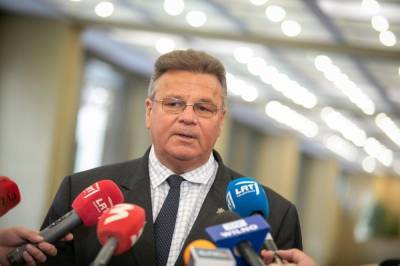 Глава МИД: Литва стремится ускорить введение новых санкций в отношении Беларуси - obzor.lt - Белоруссия - Литва - Брюссель - Линас