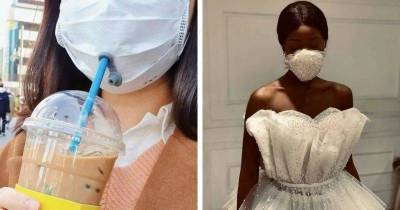 20 фото доказательств того, что использование маски для лица перешло на новый уровень