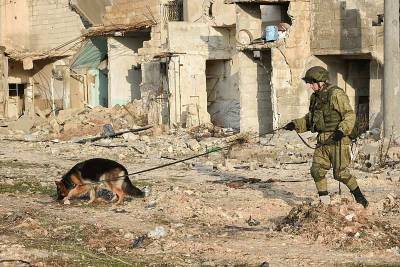 На границе Турции и Сирии российские военные начали рыть ров