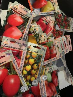 Друзья из новосибирского Агроса прислали сегодня на испытание 20 гибридов томатов и 6 перцев.