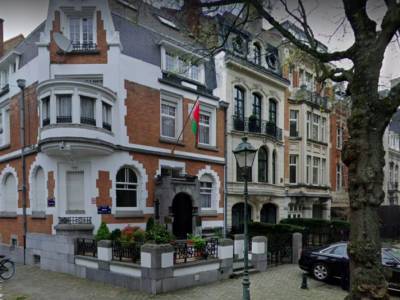Здание посольства Беларуси в Брюсселе подверглось «акту вандализма»